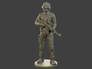 CzechSlovak Police Tactical Unit CPTU1 003 3D 프린트 모델