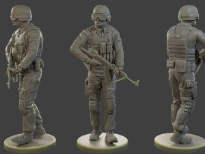 Unit Taktis Polisi CekoSlowakia CPTU1 004 Model Cetak 3D