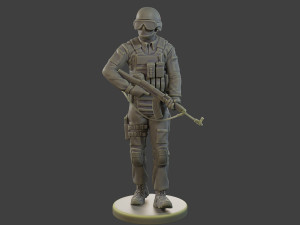 CzechSlovak Police Tactical Unit CPTU1 004 Modèles 3D en vedette