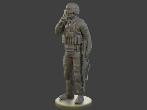 CzechSlovak Police Tactical Unit CPTU1 005 3D Print Model