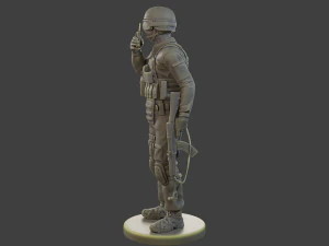 CzechSlovak Police Tactical Unit CPTU1 005 3D Print Model