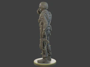 CzechSlovak Police Tactical Unit CPTU1 005 3D Print Model