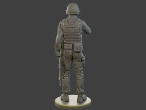 CzechSlovak Police Tactical Unit CPTU1 005 3D Print Model