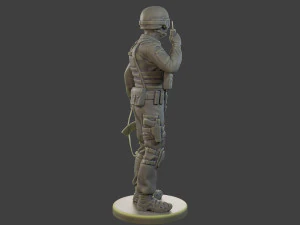 CzechSlovak Police Tactical Unit CPTU1 005 3D Print Model