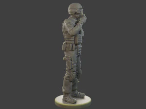CzechSlovak Police Tactical Unit CPTU1 005 3D Print Model