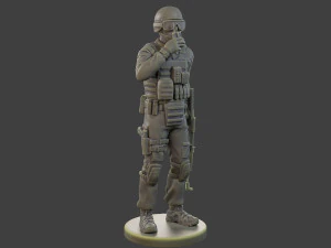 CzechSlovak Police Tactical Unit CPTU1 005 3D Print Model