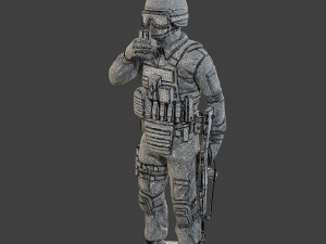 CzechSlovak Police Tactical Unit CPTU1 005 3D 打印模型