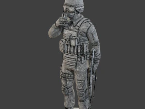 CzechSlovak Police Tactical Unit CPTU1 005 3D Print Model