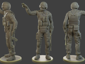 CzechSlovak Police Tactical Unit CPTU1 006 3D Print Model