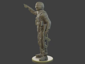 CzechSlovak Police Tactical Unit CPTU1 006 3D Print Model