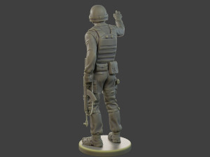 CzechSlovak Police Tactical Unit CPTU1 006 Model do druku 3D