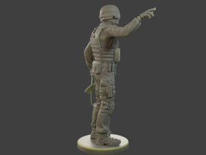CzechSlovak Police Tactical Unit CPTU1 006 3D Print Model