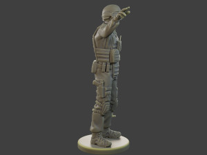 CzechSlovak Police Tactical Unit CPTU1 006 Model do druku 3D