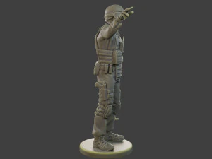 CzechSlovak Police Tactical Unit CPTU1 006 3D Print Model