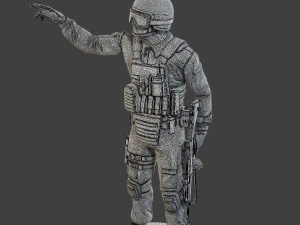 CzechSlovak Police Tactical Unit CPTU1 006 3D Print Model
