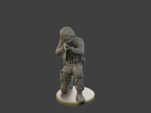CzechSlovak Police Tactical Unit CPTU1 007 3D Print Model