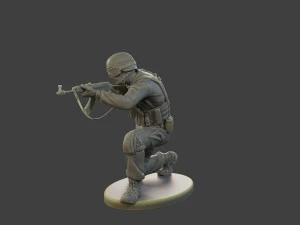 CzechSlovak Police Tactical Unit CPTU1 007 3D Print Model
