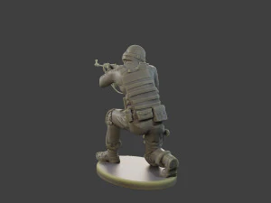 CzechSlovak Police Tactical Unit CPTU1 007 3D Print Model