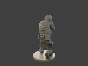 CzechSlovak Police Tactical Unit CPTU1 007 3D Print Model