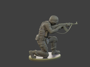 CzechSlovak Police Tactical Unit CPTU1 007 3Dプリントモデル