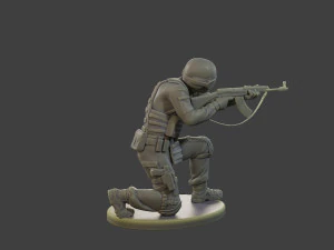 CzechSlovak Police Tactical Unit CPTU1 007 3D Print Model