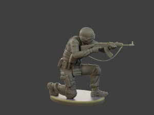 CzechSlovak Police Tactical Unit CPTU1 007 3D Print Model