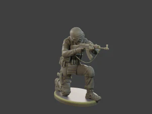 CzechSlovak Police Tactical Unit CPTU1 007 3D Print Model