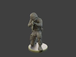 CzechSlovak Police Tactical Unit CPTU1 007 3D Print Model