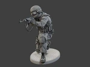 CzechSlovak Police Tactical Unit CPTU1 007 3D Print Model