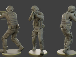 CzechSlovak Police Tactical Unit CPTU1 008 3D Print Model