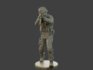 CzechSlovak Police Tactical Unit CPTU1 008 3D Print Model