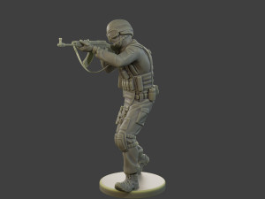 CzechSlovak Police Tactical Unit CPTU1 008 3D Print Model