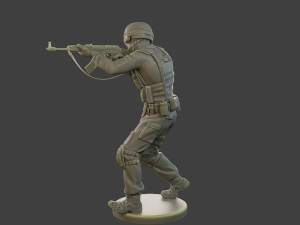 CzechSlovak Police Tactical Unit CPTU1 008 3D Print Model