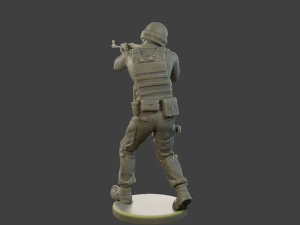 CzechSlovak Police Tactical Unit CPTU1 008 3D Print Model