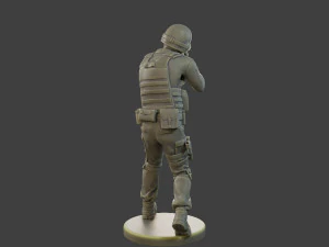 CzechSlovak Police Tactical Unit CPTU1 008 3D Print Model