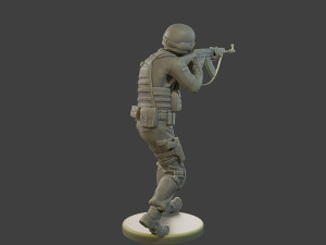 CzechSlovak Police Tactical Unit CPTU1 008 3D Print Model