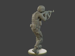 CzechSlovak Police Tactical Unit CPTU1 008 3D Print Model