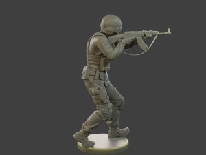 CzechSlovak Police Tactical Unit CPTU1 008 3D Print Model