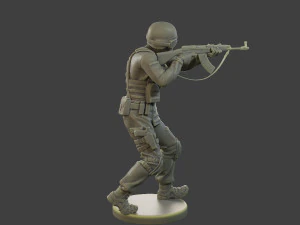 CzechSlovak Police Tactical Unit CPTU1 008 3D Print Model