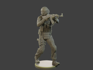 CzechSlovak Police Tactical Unit CPTU1 008 3D Print Model
