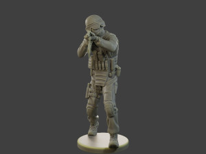 CzechSlovak Police Tactical Unit CPTU1 008 3D Print Model