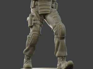 CzechSlovak Police Tactical Unit CPTU1 008 3D Print Model