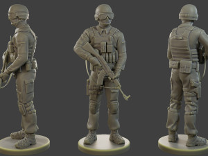 CzechSlovak Police Tactical Unit CPTU1 Pack1 Modèles 3D en vedette
