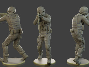 CzechSlovak Police Tactical Unit CPTU1 Pack1 Modèles 3D en vedette