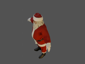 Santa Claus Male ACC 5160 T Pose 3D Model