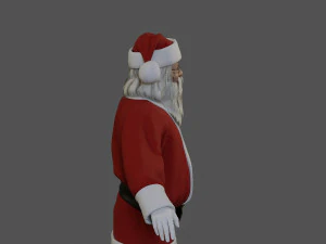 Santa Claus Male ACC 5160 T Pose 3D Model