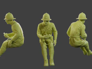 Ufficiale italiano Sit ww2 IT1 Modello di stampa 3D