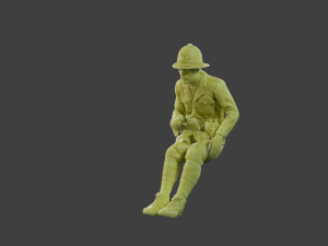 Italian officer Sit ww2 IT1 Modello di stampa 3D