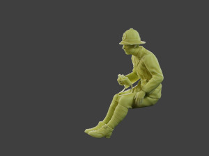 Italian officer Sit ww2 IT1 Modello di stampa 3D