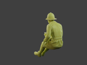 Italian officer Sit ww2 IT1 Modello di stampa 3D